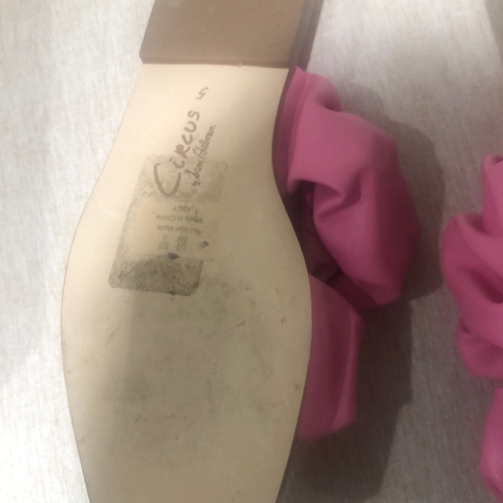 Sam Edelman Pink Ruched Sandals - Picture 8 of 10
